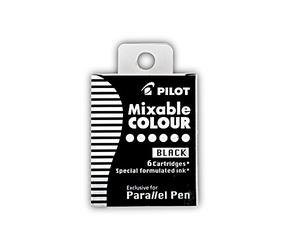 6 nabojów do pióra Parallel Pen Czarny