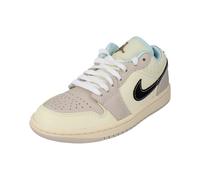 Nike Air Jordan 1 Low SE Womens Trainers Hq3440 Sneakers Shoes, Sanddrift Black Muslin 101, 6 UK