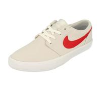 Nike Nike Sb Portmore Ii Solar Cnvs, Unisex Adult's Fitness Fitness Shoes, Multicolour (Vast Grey/University Red/White/Black 000), 6 UK (40 EU)