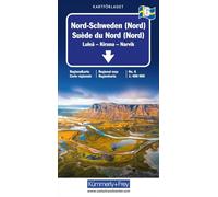 6 North-Sweden (North) Road Map: Lulea - Kiruna - Narvik (Regional maps - Sweden)