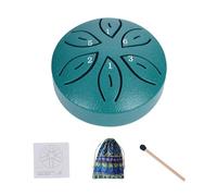 6 Notes 3 Inch Handpan Tongue Drum, Tongue Drum for Healing Meditation Education, Steel Drum Tongue Drum Metal Pan Disc Drum Percussion Instrument for Beginners Meditation Yoga Sound Healing