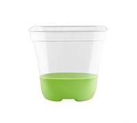 6 or 12 Pack Transparent Nursery Pots Designed for Optimal Plant Growth with Drainage Holes (12pcs + 12 tags)