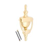 6" or 8" Door Knocker Victorian Urn Style UPVC Wooden Doors - Polished Brass (8" Inches (200mm))