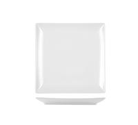 6 Osaka White Stoneware Plates 16X16 H&H