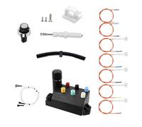 6-Outlet Ignition Kit for Weber for genesis II E/S-330 335 430 435 Grills, Includes Electronic Module, Switch Button and Earthed Wire, Black Plastic Construction for Outdoor