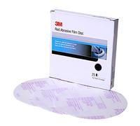 6" P1000 Red Hookit Film Discs 3M Red 25 discs per box
