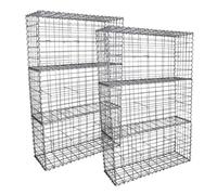 6-Pack 100 x 50 x 30cm Spiral Garden Gabion Baskets by Raven