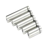 6-Pack 12mm SS Acrylic Standoff Screws for Sign Panels & Glass(D25x120mm 4pcs)