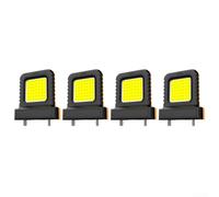 6-Pack 14W LED Work Light for 20V 21V Power Tool Batteries, Adjustable Socket Camping Lantern, Compact Inspection Lamp Black(4 pcs)