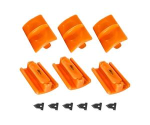 6-Pack 157400-1001 Replacement Blades, TripleTrack High Profile Style I Paper Trimmer Blades, Fits for Fiskars 12" Portable Paper Cutter & SureCut Trimmer, Replaces 1968701005, Titanium Coated for Cut