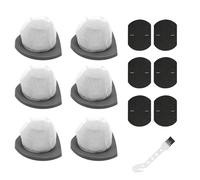 6 PACK 2033 Vacuum Filter Replacement fits for Bissell Featherweight Stick Lightweight Bagless Vacuum Cleaner Parts, 2033, 20331, 20333, 20334, 20336, 20339, 2033M, 6 Mesh Filters & 6 Foam Filters