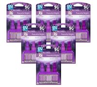6 Pack 3Volution Air Freshener Plug in Diffuser Refill Odour Eliminator, Peaceful Night, 120ml (20ml x 6)