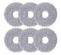 6-Pack 405/505 Replacement Mop Pads Compatible with iRobot Roomba Plus 405/505 Combo - Washable & Reusable Microfiber Cloths for Robot Vacuum Cleaner