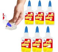 6 Pack 40ml PVA Craft Glue for Kids - Non-Toxic, Washable White Glue for Paper, Card, Fabric & Photos | Strong, Safe School & Home Art Adhesive