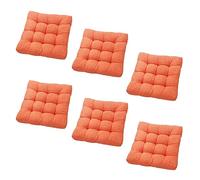 6 Pack 45x45cm table Seat Cushs for Indoor & Outdoor Chairs - Perfect Dining Room, Garden, Office & Patio Chair Pads for Ultimate t