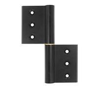 6 Pack 5" Lift Off Hinges, Aluminum Alloy Black Flag Hinges Detachable Door Hinge for Aluminum Frame Door, 5" x 3-5/8", Load 66lb/Pair