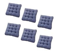 6 Pack 53x53 cm Cushs - table Indoor & Outdoor Seat Pads for Dining, Garden & Office Chairs - Versatile Chair Cushs for Ultimate t & Sle