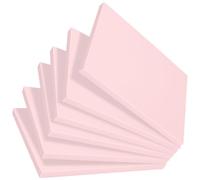 6 Pack 8"x6" Pink Rubber Stamp Carving Blocks, Rectangular Linocut Block Rubber Stamp Making for Beginners, Artists & Craft Projects