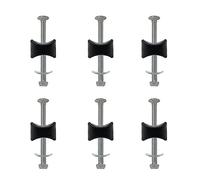 6 Pack 8mm x 94mm Steel Trampoline Screws - Long Screw Replacement Parts and Accessories to Enhance Stability