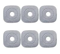 6 Pack 9 Inch Square Microfiber Mop Pad, Easy to Replace, Suitable for Corner Hygiene and Cleaning, with A Long Service Life