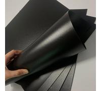 6 Pack A3 Black Frosted PP Plastic Sheets 420x297mm 0.3-2mm Thick | Matte Polypropylene Panels for Laser Cutting, DIY Projects, Modelling, Teaching & Industrial Use(Thick:0.6mm)