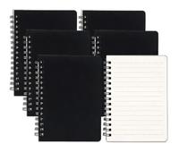 6 Pack A6 Notepad, 105mm x 148mm A6 Spiral Notebook, Kraft Pocket Notebook