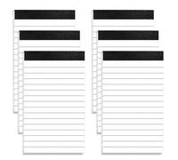 6 Pack A7 Small Note Pads, Mini Pocket Notebook Refills 3 x 5 Inch Lined Writing Notepad with 30 Sheets Work Memo Pads for Office School Home Shopping List To Do Lists Journals Reminders Supplies