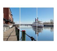 6 Pack Acoustic Foam Panels Sound Proofing Cape Fear River Wilmington Acoustic Wall Panel Soundproofing for Livingroom Nursery Room 180x120cm Home Decor