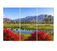 6 Pack Acoustic Foam Panels Sound Proofing course palm springs california p red flowerss Acoustic Wall Panel Soundproofing for Livingroom Nursery Room 180x120cm Home Decor