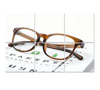 6 Pack Acoustic Foam Panels Sound Proofing Diagram checking eyes glasses Optometry medical Acoustic Wall Panel Soundproofing for Livingroom Nursery Room 180x120cm Home Decor