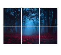 6 Pack Acoustic Foam Panels Sound Proofing Fairy Forest Mystical atmosphere Paranormal another world Acoustic Wall Panel Soundproofing for Livingroom Nursery Room 180x120cm Home Decor