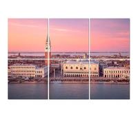 6 Pack Acoustic Foam Panels Sound Proofing Italy San Marco square Venice Acoustic Wall Panel Soundproofing for Livingroom Nursery Room 180x120cm Home Decor