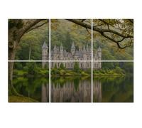 6 Pack Acoustic Foam Panels Sound Proofing Kylemore Abbey Connemara mountains Ireland Acoustic Wall Panel Soundproofing for Livingroom Nursery Room 180x120cm Home Decor