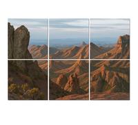 6 Pack Acoustic Foam Panels Sound Proofing Northeast rim Chisos Mountains Big Bend National Park Acoustic Wall Panel Soundproofing for Livingroom Nursery Room 180x120cm Home Decor