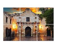 6 Pack Acoustic Foam Panels Sound Proofing Panels Alamo San Antonio TX Acoustic Wall Panel Soundproofing for Livingroom Nursery Room 72"x48" Home Decor