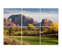 6 Pack Acoustic Foam Panels Sound Proofing Panels beautiful desert course united states southwest Acoustic Wall Panel Soundproofing for Livingroom Nursery Room 72"x48" Home Decor