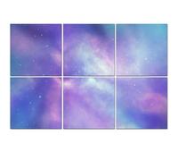 6 Pack Acoustic Foam Panels Sound Proofing Panels Beautiful Heavens Above Us Acoustic Wall Panel Soundproofing for Livingroom Nursery Room 72"x48" Home Decor