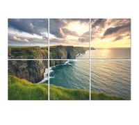 6 Pack Acoustic Foam Panels Sound Proofing Panels Cliffs Moher Ireland Acoustic Wall Panel Soundproofing for Livingroom Nursery Room 72"x48" Home Decor
