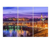 6 Pack Acoustic Foam Panels Sound Proofing Panels Georgetown Potomac Acoustic Wall Panel Soundproofing for Livingroom Nursery Room 72"x48" Home Decor