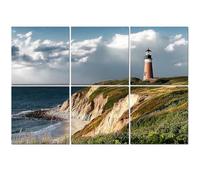 6 Pack Acoustic Foam Panels Sound Proofing Panels Head Light Aquinnah Cliffs Martha s Vineyard Acoustic Wall Panel Soundproofing for Livingroom Nursery Room 72"x48" Home Decor