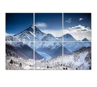 6 Pack Acoustic Foam Panels Sound Proofing Panels Himalayas mountain Mt Everest Acoustic Wall Panel Soundproofing for Livingroom Nursery Room 72"x48"-180x120cm-(WxH) Home Decor
