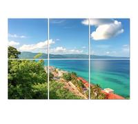 6 Pack Acoustic Foam Panels Sound Proofing Panels Jamaica island Montego Bay photo Acoustic Wall Panel Soundproofing for Livingroom Nursery Room 72"x48" Home Decor