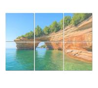 6 Pack Acoustic Foam Panels Sound Proofing Panels Lovers Leap Pictured Rocks National MI Acoustic Wall Panel Soundproofing for Livingroom Nursery Room 72"x48" Home Decor