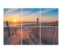 6 Pack Acoustic Foam Panels Sound Proofing Panels Outer Banks Beach Sunrise from Sand Dunes Acoustic Wall Panel Soundproofing for Livingroom Nursery Room 72"x48" Home Decor