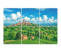 6 Pack Acoustic Foam Panels Sound Proofing Panels San Gimignano Tuscany italian countryside Acoustic Wall Panel Soundproofing for Livingroom Nursery Room 72"x48" Home Decor