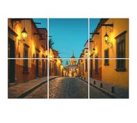 6 Pack Acoustic Foam Panels Sound Proofing Panels San Miguel de Allende Mexico Acoustic Wall Panel Soundproofing for Livingroom Nursery Room 72"x48" Home Decor