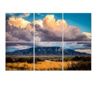6 Pack Acoustic Foam Panels Sound Proofing Panels sandia mountains majestic sky clouds amazing landscapes Acoustic Wall Panel Soundproofing for Livingroom Nursery Room 72"x48" Home Decor