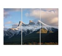 6 Pack Acoustic Foam Panels Sound Proofing Panels Three Sisters Mountains Canmore Acoustic Wall Panel Soundproofing for Livingroom Nursery Room 72"x48" Home Decor