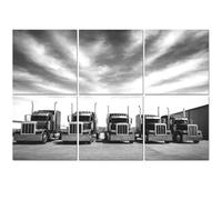 6 Pack Acoustic Foam Panels Sound Proofing Panels Trucks Convoy California White Acoustic Wall Panel Soundproofing for Livingroom Nursery Room 72"x48" Home Decor