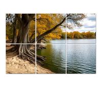 6 Pack Acoustic Foam Panels Sound Proofing riverbank river garner state park texas river bank Acoustic Wall Panel Soundproofing for Livingroom Nursery Room 180x120cm Home Decor